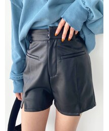 EMODA | ダブルスリットハイウエストショートパンツ(その他パンツ)