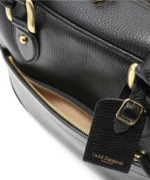 J&M Davidsonスタッズ付きライトグレー レザーボストンバッグ美品⭐︎ J&M Davidson（ジェイアンドエムデヴィッドソン）の「J&M