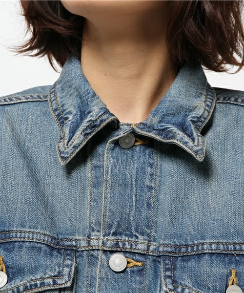 delave（デラヴェ）の「delave オーバーサイズGジャン（デニムジャケット・レディース・ブルー・36）」の8枚目の写真