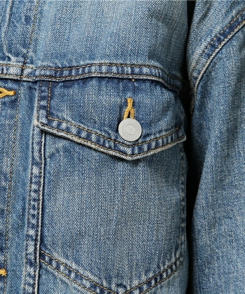 delave（デラヴェ）の「delave オーバーサイズGジャン（デニムジャケット・レディース・ブルー・36）」の10枚目の写真