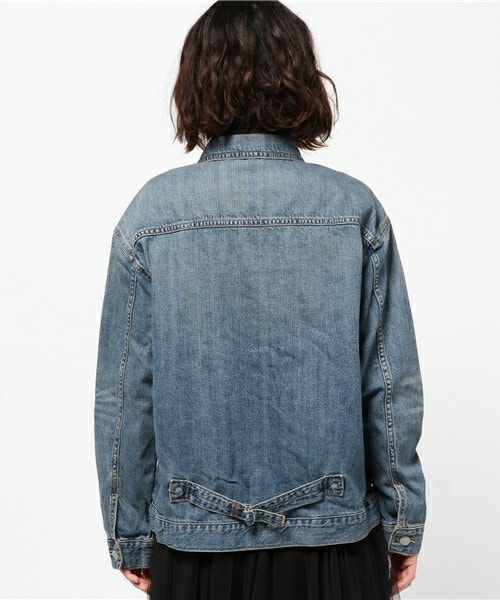 delave（デラヴェ）の「delave オーバーサイズGジャン（デニムジャケット・レディース・ブルー・36）」の6枚目の写真