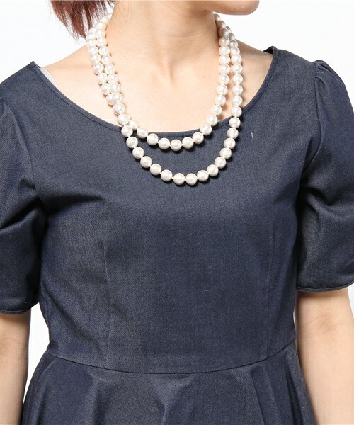 603（ロクマルサン）の「603 コットンパールスーパーロングネックレス（ネックレス・レディース・ホワイト・FREE）」の5枚目の写真