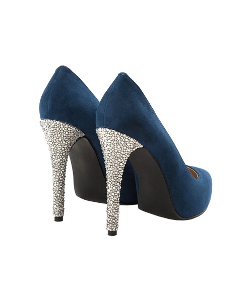 gracegift（グレースギフト）の「細緻絨布尖頭水鑽高跟鞋（シューズ・レディース・正紅/深藍/粉紅/黑/杏色・35/36/37/38/39/40/41）」の14枚目の写真