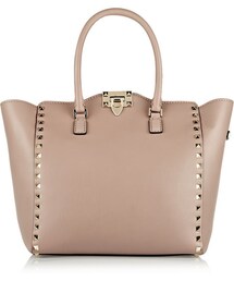 VALENTINO | Valentino The Rockstud medium leather trapeze bag(トートバッグ)
