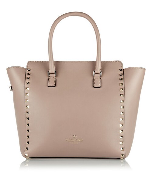 VALENTINO(ヴァレンティノ)の「Valentino The Rockstud medium leather trapeze bag(トートバッグ・レディース・Brown)」の3枚目の写真
