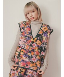 merry jenny | floralボアベスト(ベスト)
