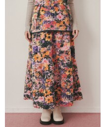 merry jenny | floralボアテイアードスカート(スカート)