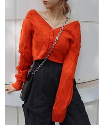 EVRIS | クロップドニットカーディガン(カーディガン/ボレロ)