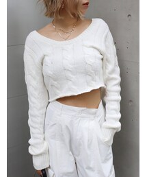 EVRIS | クロップドニットカーディガン(カーディガン/ボレロ)