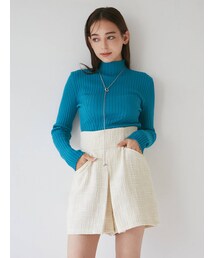 MURUA | ツイードタックショートパンツ【セットアップ着用可】(カーゴパンツ)