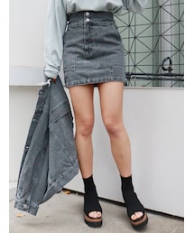 MURUA | ハイウエストタイトミニスカート【セットアップ着用可】(スカート)