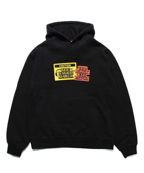 WACKO MARIA（ワコマリア）の「BlackEyePatch / PULLOVER HOODED SWEAT SHIRT（Tシャツ/カットソー・メンズ・WHT/BLK・M/L/XL）」の2枚目の写真