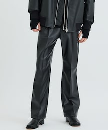 LiNoH シンセティックレザーパンツ　STUDIOUS セール】シンセティックレザーラインパンツ（その他パンツ