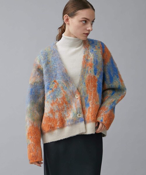 WRAPINKNOT（ラッピンノット）の「別注ART MOHAIR CARDIGAN WRAPINKNOT 