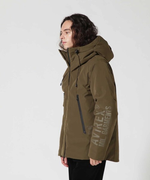 AVIREX（アヴィレックス）の「【直営店限定】STRETCH HOOD DOWN JACKET 