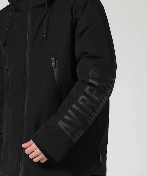 AVIREX（アヴィレックス）の「【直営店限定】STRETCH HOOD DOWN JACKET