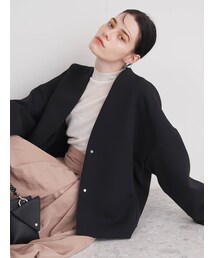 ELENDEEK | FORM SHORT CT(ノーカラーコート)