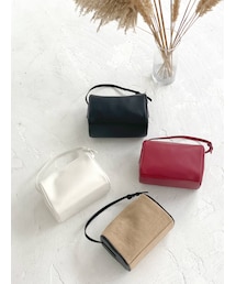 Ungrid | フェイクレザースクエアバック(ハンドバッグ)