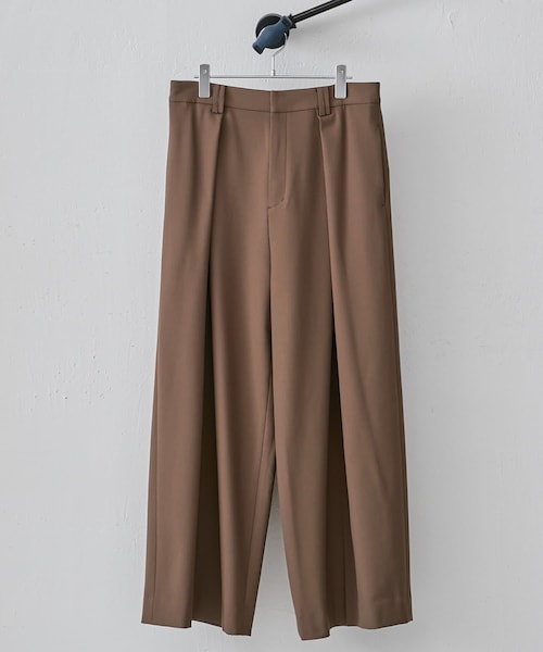 Lui's（ルイス）の「ウォームロマンスワイドタックパンツ（その他パンツ・メンズ・ブラック/グリーン/ブラウン・S/M）」の2枚目の写真