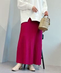 un dix cors | 《予約》【着回しが効く】タックプリーツニットスカート(スカート)