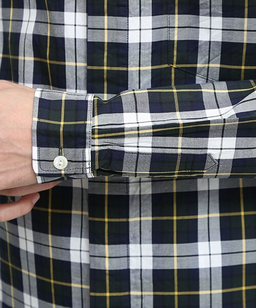 Name.(ネーム)の「GIZA CHECK CUTOFF S/C SHT GRN(トップス・メンズ・GRN/NVY・0/1/2)」の10枚目の写真