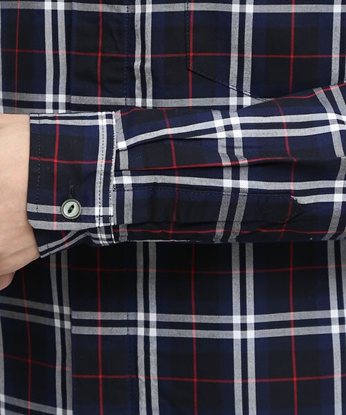 Name.(ネーム)の「GIZA CHECK CUTOFF S/C SHT GRN(トップス・メンズ・GRN/NVY・0/1/2)」の22枚目の写真