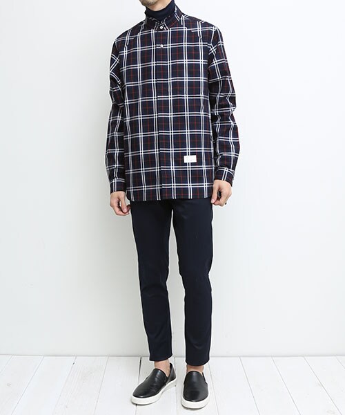 Name.（ネーム）の「STRETCH GABA S/TROUSERS BLK（その他・メンズ・BLK/NVY・0/1/2）」の22枚目の写真