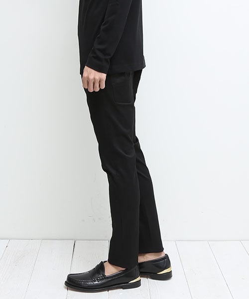 Name.（ネーム）の「STRETCH GABA S/TROUSERS BLK（その他・メンズ・BLK/NVY・0/1/2）」の3枚目の写真