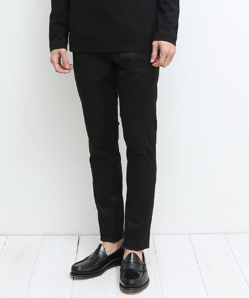 Name.（ネーム）の「STRETCH GABA S/TROUSERS BLK（その他・メンズ・BLK/NVY・0/1/2）」の2枚目の写真
