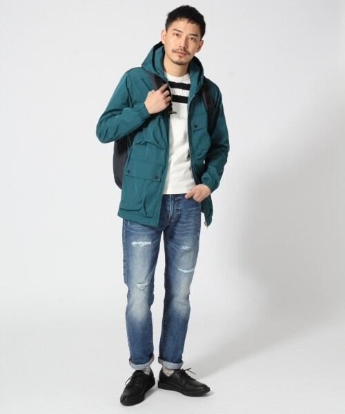 GLOBAL WORK（グローバルワーク）の「【WEB限定先行予約】ニットキリカエボーダーＴ２（トップス・メンズ・ホワイト06/グレー16/ネイビー87・Ｓ/Ｍ/Ｌ）」の5枚目の写真