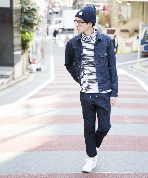 RAGEBLUE(レイジブルー)の「【先行予約】ポプリンタックアンクルパンツ(パンツ・メンズ・グレー/ネイビー/ウインドウペンチェック・M/L)」の11枚目の写真