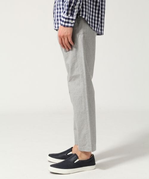 RAGEBLUE(レイジブルー)の「【先行予約】ポプリンタックアンクルパンツ(パンツ・メンズ・グレー/ネイビー/ウインドウペンチェック・M/L)」の4枚目の写真