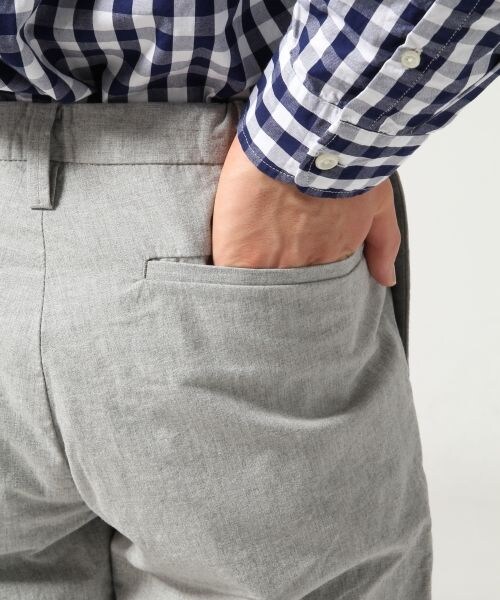RAGEBLUE(レイジブルー)の「【先行予約】ポプリンタックアンクルパンツ(パンツ・メンズ・グレー/ネイビー/ウインドウペンチェック・M/L)」の9枚目の写真