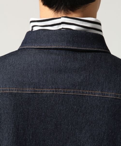 RAGEBLUE（レイジブルー）の「【先行予約】ジョグデニムジャケット（ジャケット/アウター・メンズ・ブルー(インデイゴ)/ネイビー(インディゴ)・Ｍ/Ｌ）」の10枚目の写真