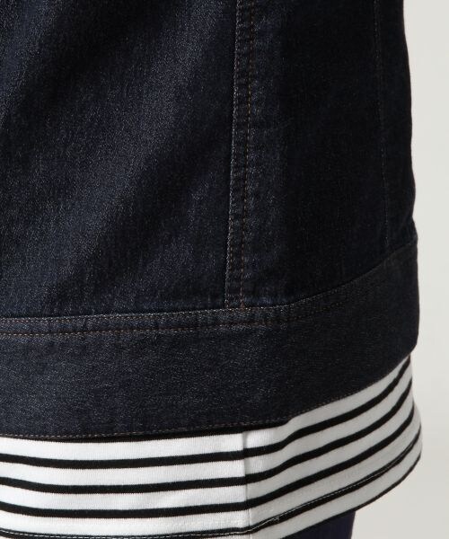 RAGEBLUE（レイジブルー）の「【先行予約】ジョグデニムジャケット（ジャケット/アウター・メンズ・ブルー(インデイゴ)/ネイビー(インディゴ)・Ｍ/Ｌ）」の9枚目の写真