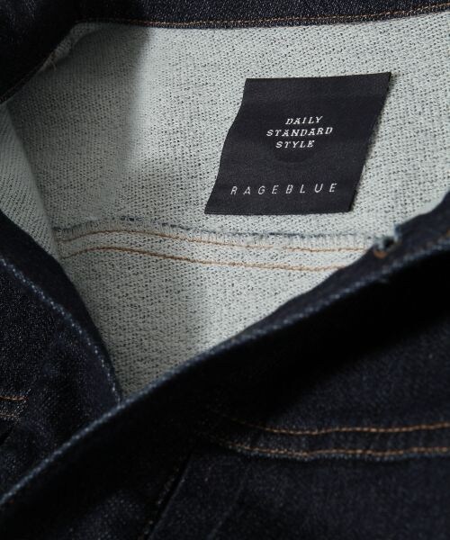 RAGEBLUE（レイジブルー）の「【先行予約】ジョグデニムジャケット（ジャケット/アウター・メンズ・ブルー(インデイゴ)/ネイビー(インディゴ)・Ｍ/Ｌ）」の11枚目の写真