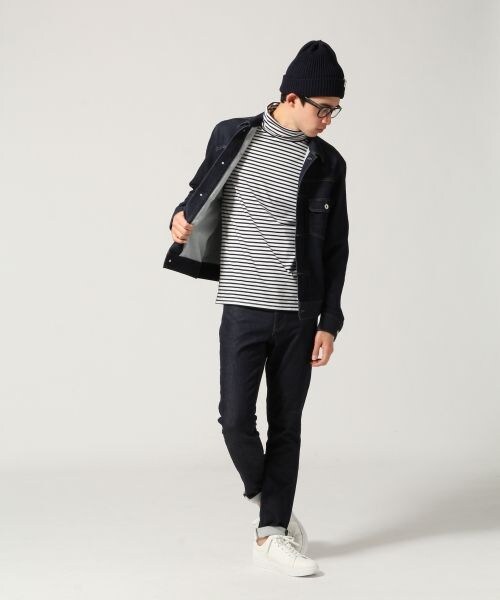 RAGEBLUE（レイジブルー）の「【先行予約】ジョグデニムジャケット（ジャケット/アウター・メンズ・ブルー(インデイゴ)/ネイビー(インディゴ)・Ｍ/Ｌ）」の14枚目の写真