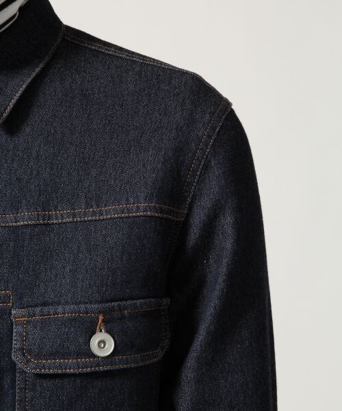 RAGEBLUE（レイジブルー）の「【先行予約】ジョグデニムジャケット（ジャケット/アウター・メンズ・ブルー(インデイゴ)/ネイビー(インディゴ)・Ｍ/Ｌ）」の6枚目の写真