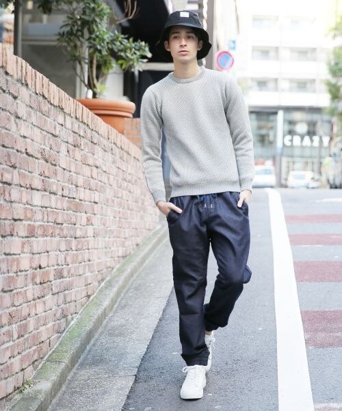 RAGEBLUE（レイジブルー）の「【先行予約】ジョグデニムイージーパンツ（パンツ・メンズ・ライトブルー(インディゴ)/ネイビー(インディゴ)・Ｍ/Ｌ）」の10枚目の写真