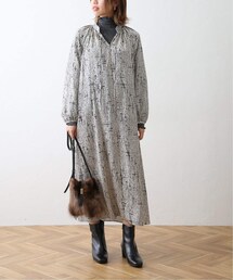 La TOTALITE（ラトータリテ）の「スタンドカラー2WAY ワンピース（ワンピース/ドレス）」