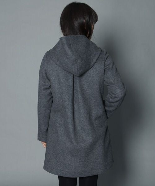 BABYLONE（バビロン）の「ＷＦダブルフェイスコート（ジャケット/アウター・レディース・ｸﾞﾚｰ/ﾈｲﾋﾞｰ・38）」の6枚目の写真