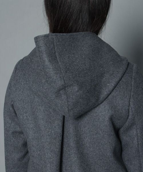 BABYLONE（バビロン）の「ＷＦダブルフェイスコート（ジャケット/アウター・レディース・ｸﾞﾚｰ/ﾈｲﾋﾞｰ・38）」の10枚目の写真