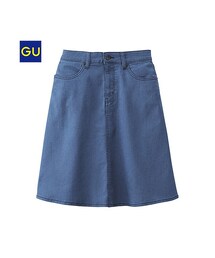 GU | （GU）デニムフレアスカートＡ(スカート)