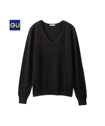 GU | （GU）Ｖネックセーター（長袖）Ａ(トップス)