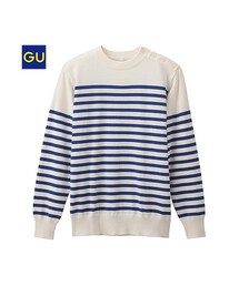 GU | （GU）マリンセーター（ボーダー・長袖）(トップス)