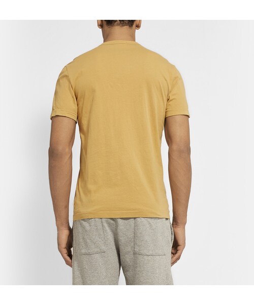 JAMES PERSE(ジェームスパース)の「James Perse Crew Neck Cotton-Jersey T-Shirt(Tシャツ/カットソー・メンズ・Yellow・4/2/1/3/5)」の5枚目の写真