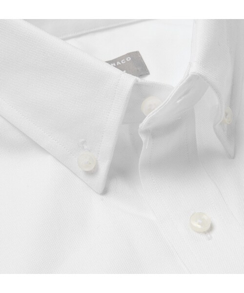 CLUB MONACO（クラブモナコ）の「Club Monaco Button-Down Collar Cotton Oxford Shirt（シャツ/ブラウス・メンズ・White・M/XS/L/S）」の5枚目の写真