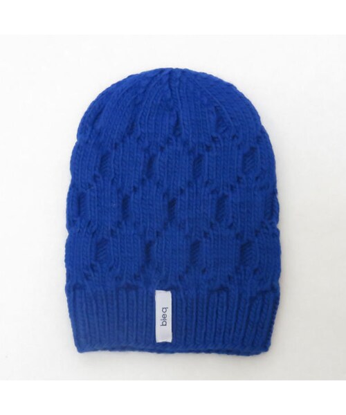 mamy factory（マミーファクトリー）の「bieq 手編みニットキャップ (15063)（ニットキャップ/ビーニー・キッズ・その他）」の3枚目の写真