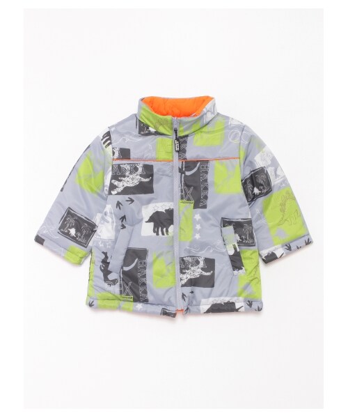 [ベビー]ジュラシックダイナソープリントリバーシブルブルゾン