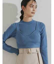 RESEXXY | ビスチェセットニットトップス(ニット/セーター)